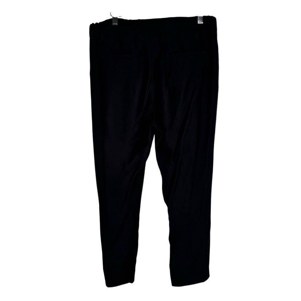 ALLSAINTS Aleida Trouser Pants Pull On Cropped Tapered Black Size 6 - Picture 7 of 11